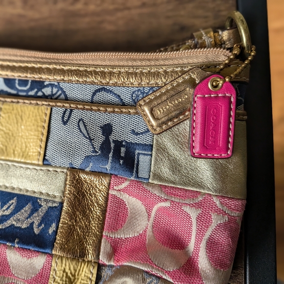 Coach Multicolor Patchwork Crossbody Bag - Picture 9 of 10